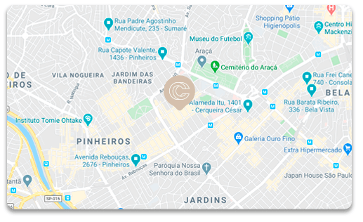 Localização Dra. Caroline Cha - Av. Brasil 1299, Jardins, São Paulo